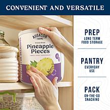 Augason Farms Freeze-Dried Pineapple Chunks Gluten Free