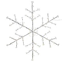 august & leo 43 inch Jeweled LED Hanging Snowflake