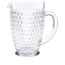 august & leo 47 oz. Faceted Glass Pitcher