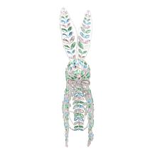 august & leo Acrylic Jewel Bunny Decor