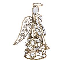 august & leo Jeweled Angel Décor 3-piece Set with Gift Boxes