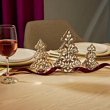 august & leo Jeweled Tree Décor 3-piece Set with Gift Boxes