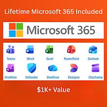 Azpen 15.6" FHD 4GB RAM 128GB Storage Laptop w/Office 365 & Case