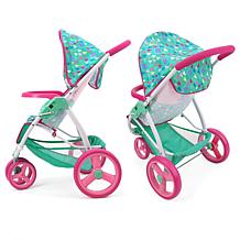 Baby Alive Doll Jogging Stroller - Green, Pink, Hearts