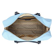 Badgley Mischka Barbara Canvas Tote Weekender Travel Bag
