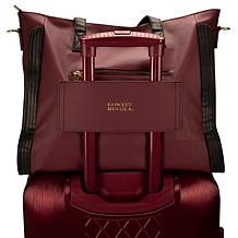 Badgley Mischka Rose Vegan Leather Travel Tote Weekender Bag