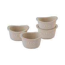 Balance 4-piece 3.5" 10 oz. Stoneware Ramekins - Moonmist