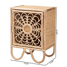 bali & pari Acelin Modern Bohemian Nightstand