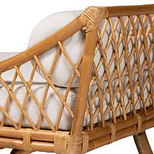 bali and pari Akemi Rattan Daybed with Cushion