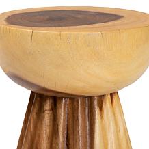 bali and pari Alara Wood Side Table