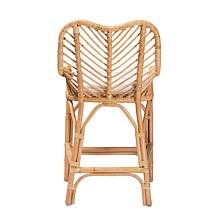 bali & pari Arween Modern Bohemian Rattan Counter Stool