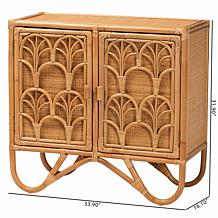bali & pari Baylor Bohemian Storage Cabinet