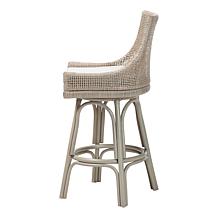 bali and pari Bella Swivel Bar Stool with Cushion