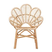bali & pari Bianca Modern Bohemian Flower Chair