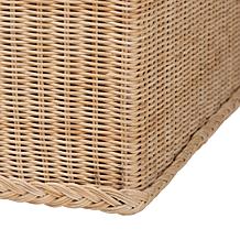 bali and pari Caden Rattan Storage Bench with Lid