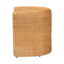 bali and pari Carina Rattan Barrel Dining Chair