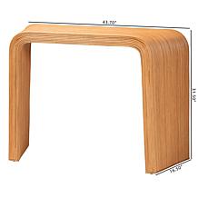 bali and pari Eilis Rattan Console Table