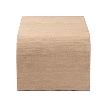 bali and pari Eviana Japandi Waterfall Coffee Table with Woven Jute