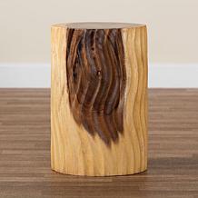 bali and pari Fuchsia Wood Side Table