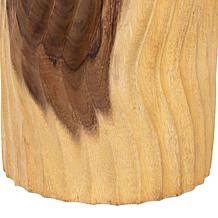 bali and pari Fuchsia Wood Side Table