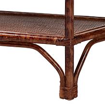 bali and pari Gaspar Rattan Console Table