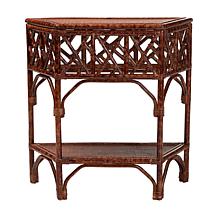 bali and pari Gaspar Rattan Console Table