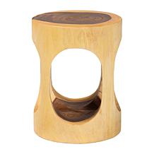 bali and pari Kaseko Wood Side Table