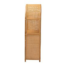 bali and pari Mairen Arched Rattan Storage Cabinet