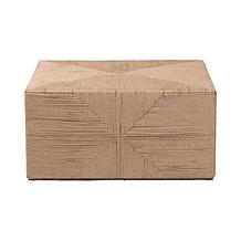 bali and pari Nakita Japandi Coffee Table with Woven Jute