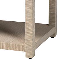 bali and pari Nata 1-Drawer Nightstand with Woven Grasscloth