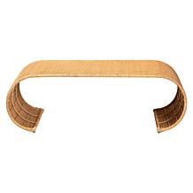 bali and pari Palm Waterfall Rattan Coffee Table