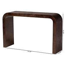 bali and pari Revelle Burl Wood Console Table