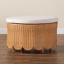 bali and pari Teresa Rattan Ottoman
