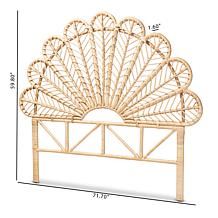 bali & pari Variel Modern Bohemian Queen Size Standalone Headboard