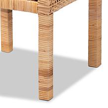 bali & pari Vivan Modern Bohemian 1-Door Nightstand