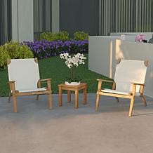 Balkene Home Walker Outdoor Wooden Folding Lounge Chair