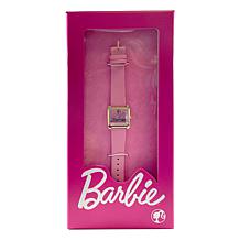 Barbie Women's Limited Edition Glitter Faux Leather Strap Watch