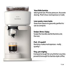 Baristina Automatic Espresso Machine, Milky White