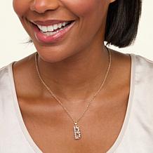BAUBLEBAR 20" Goldtone Simulated Pearl Initial Drop Necklace