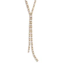 BAUBLEBAR Goldtone Crystal Lariat Necklace