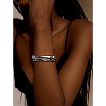 BAUBLEBAR Jessica Polished Hinged Bangle Bracelet