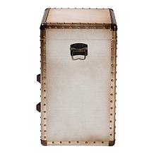 Baxton Studio Agatha Vintage Storage Trunk with Canvas and Wood Frame