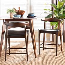 Baxton Studio Eira Counter Stool Set of 2