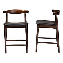 Baxton Studio Eira Counter Stool Set of 2