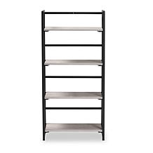 Baxton Studio Lakota Modern Industrial Metal 4-Tier Display Shelf