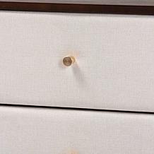 Baxton Studio Nikolai 23" Mid-Century Wooden Nightstand