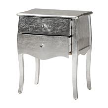 Baxton Studio Patrice Classic and Traditional Wood 2 Drawer End Table