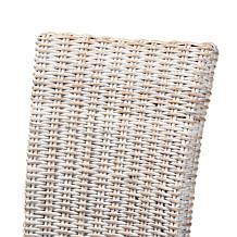 Baxton Studio Trianna Rustic Transitional Rattan Dining Chair