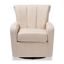 Baxton Studio Upholstered Swivel Chair