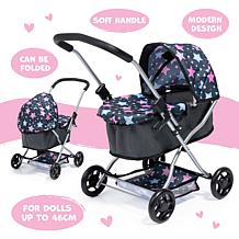 Bayer Doll Pram Starter with Adjustable Height Handle 